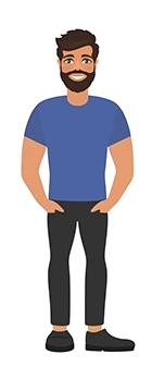 [Target male body type]